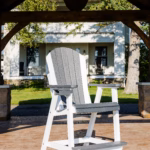 Adirondack bar chair in outdoor setting