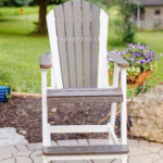 Adirondack bar chair with poly lumber