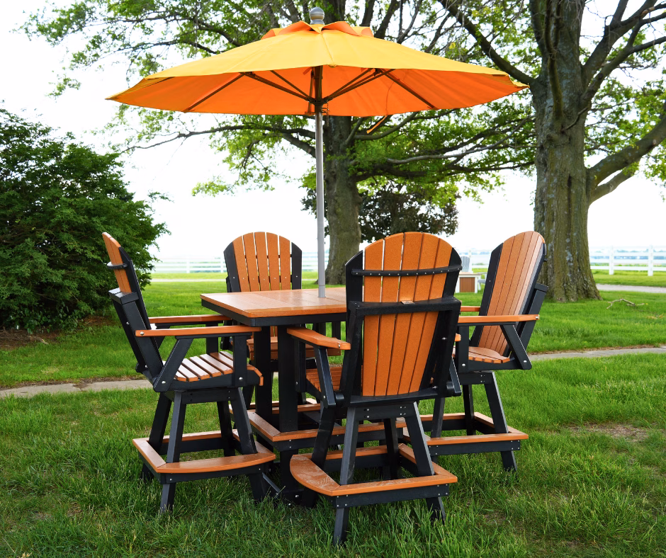 Square Bar Table Set