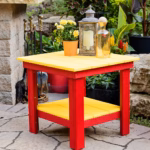 Durable outdoor coffee table design
