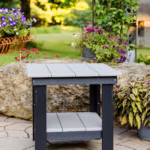 Square outdoor coffee table design
