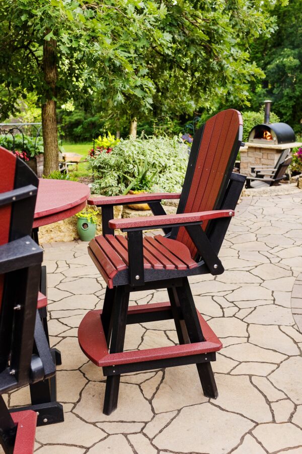 Adirondack Swivel Bar Chair