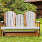 Adirondack glider with console detail
