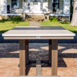 Durable outdoor dining table design