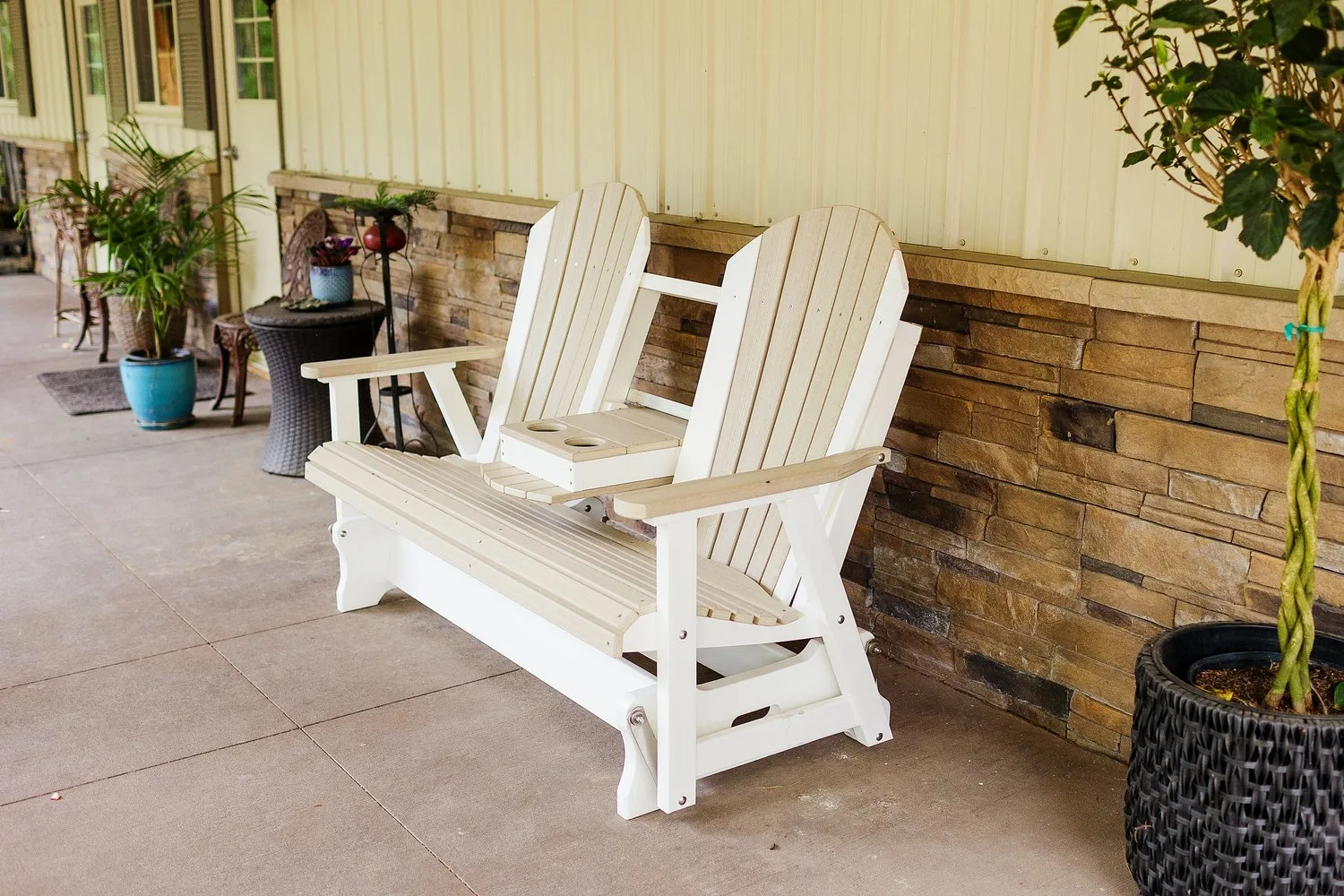 Adirondack 5 Glider with center console