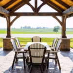 Timbercraft Poly dining chair detail