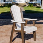 Durable poly lumber dining chair