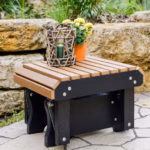 Gliding ottoman footstool relaxation station
