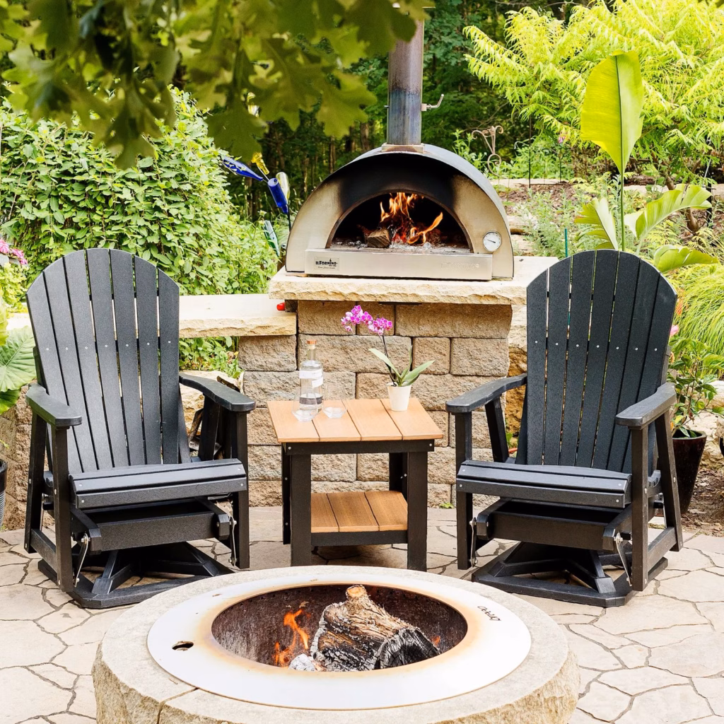 Adirondack Swivel Glider Set