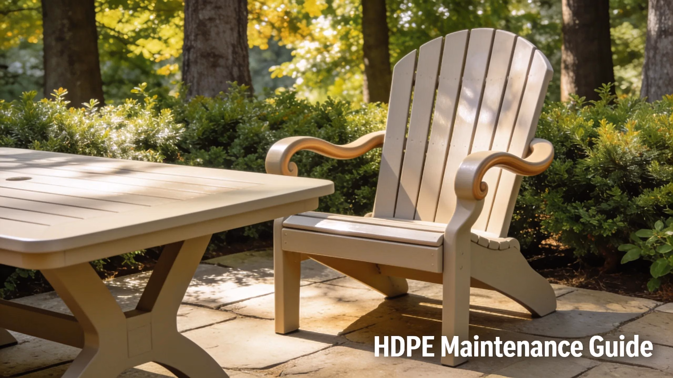 maintainance guide for outdoor poly furniture