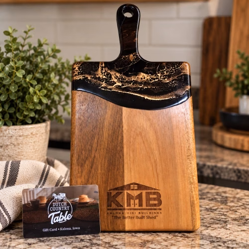 Rustic Charcuterie Board and Gift Card
